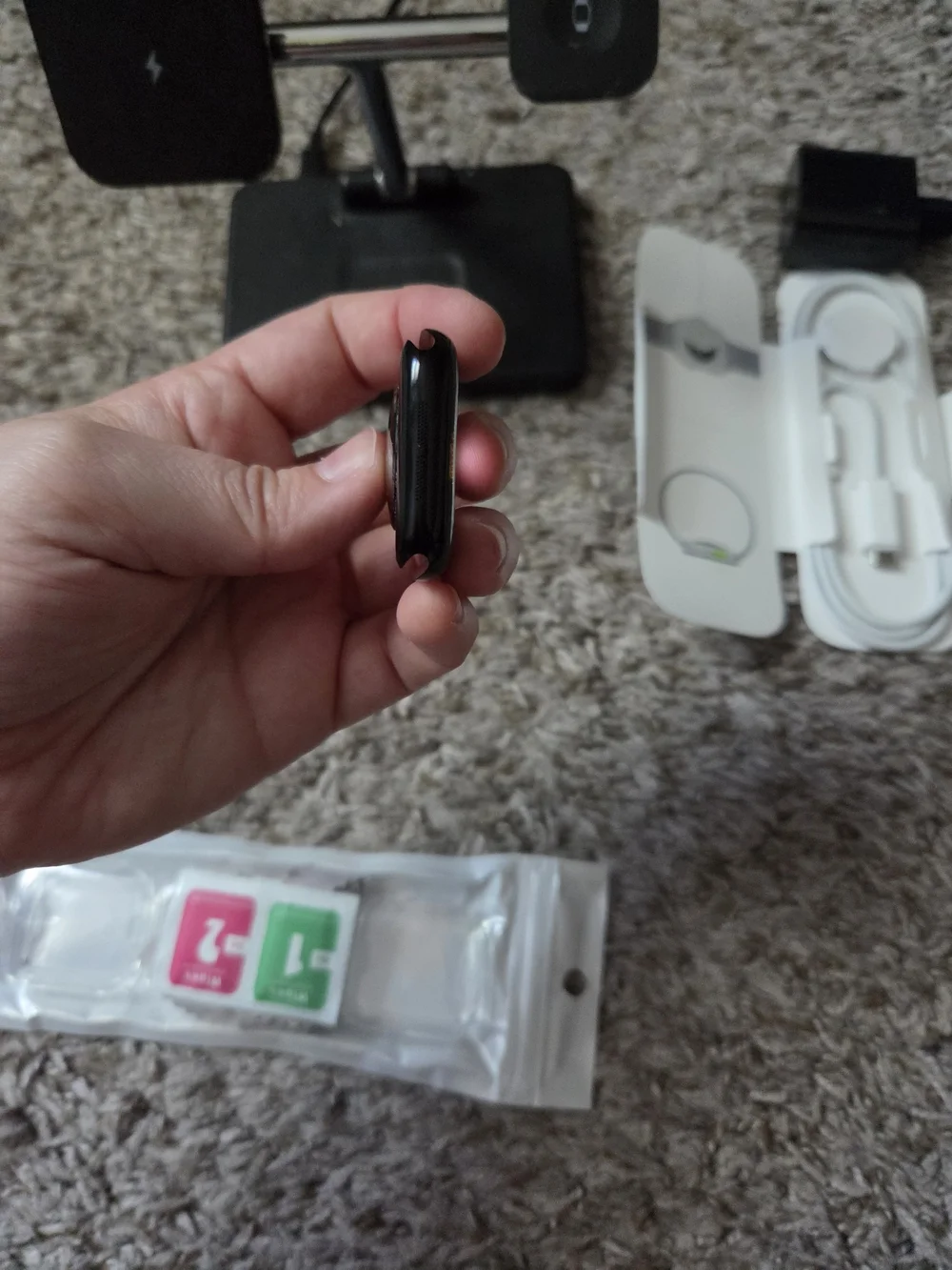 Apple Watch 42mm Jet Black(Verizon) With Accessories